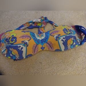 Trina turk bikini Top Size 6 Multicolo Hipster.  FL